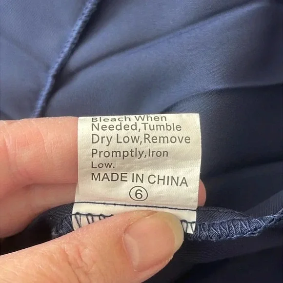 Beauty SHEIN Curve Plus Size V-Neck Long Sleeve Pleated Elegant Dress Size 4XL - Picture 5 of 5